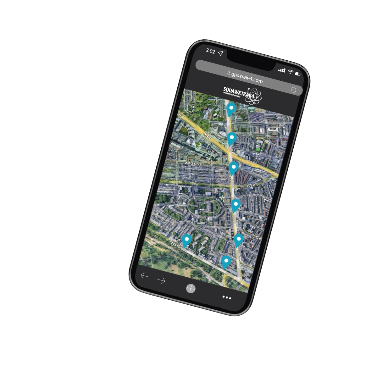 Trak4 mobile app