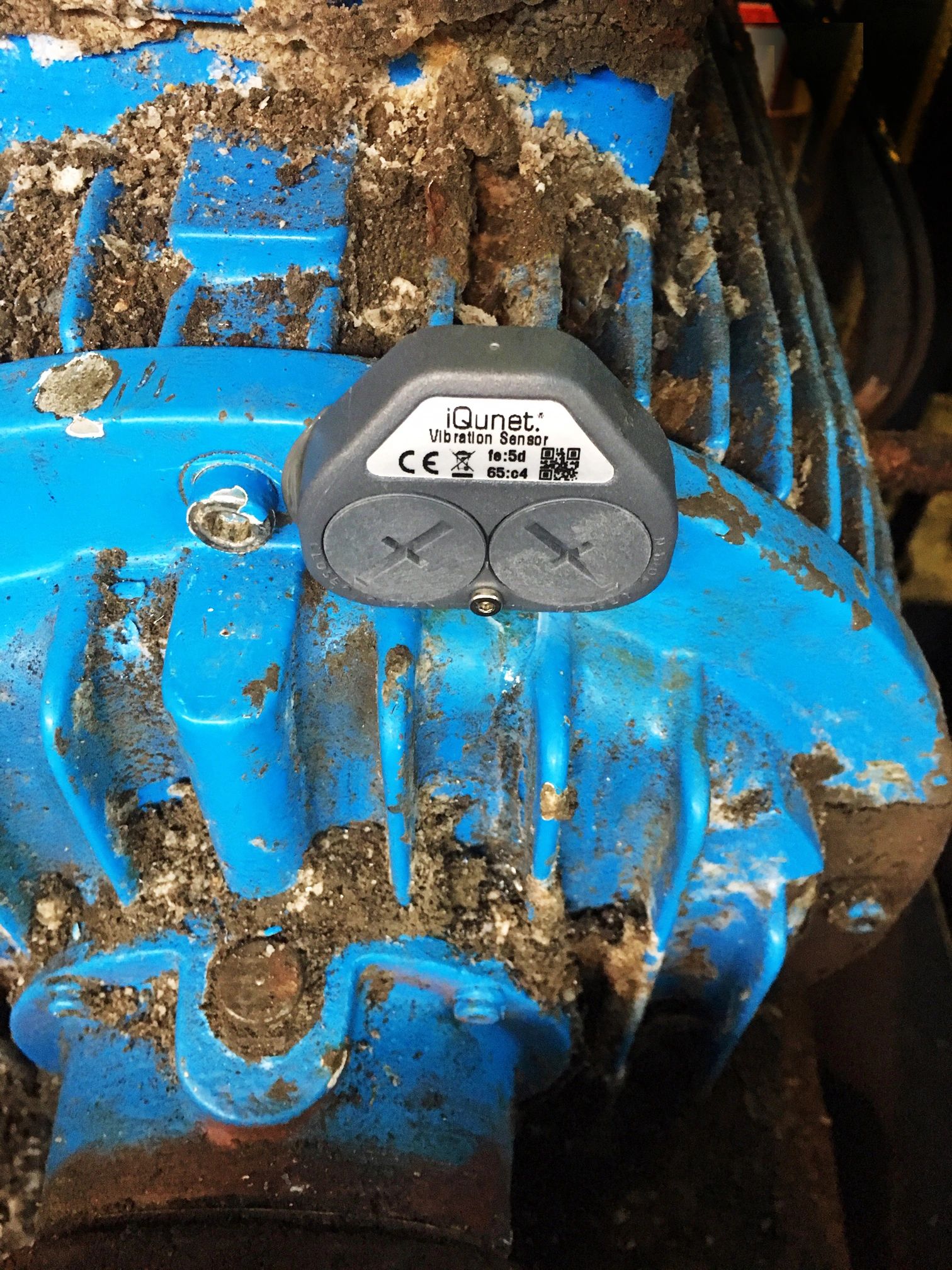 iQunet sensors deployed at a paper mill
